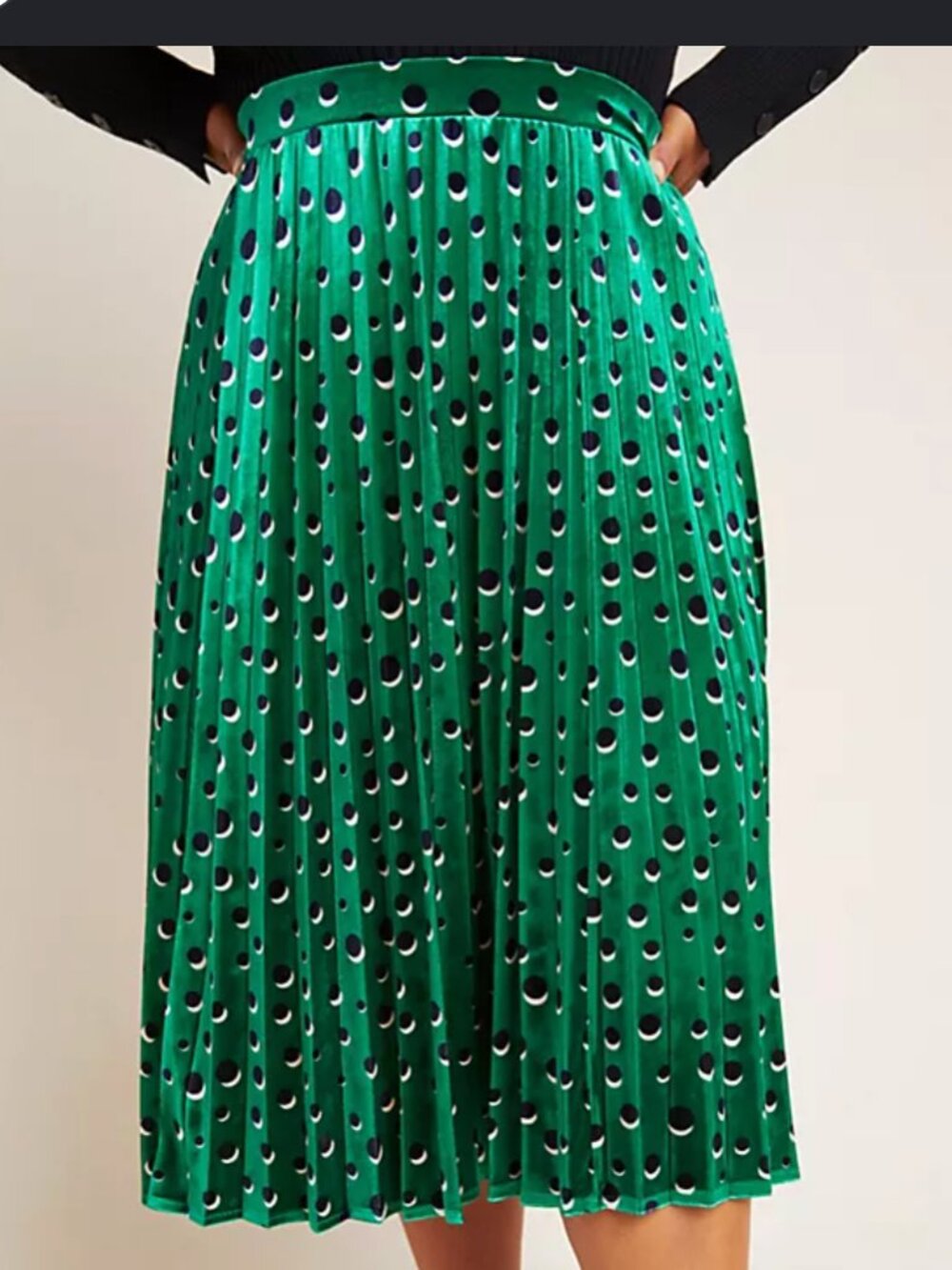 Maeve by Anthropology Carly Velvet Skirt
